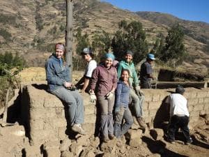 Community service project in Callipata, Peru