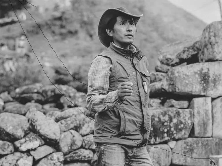 Vidal Jaquehua at Machu Picchu