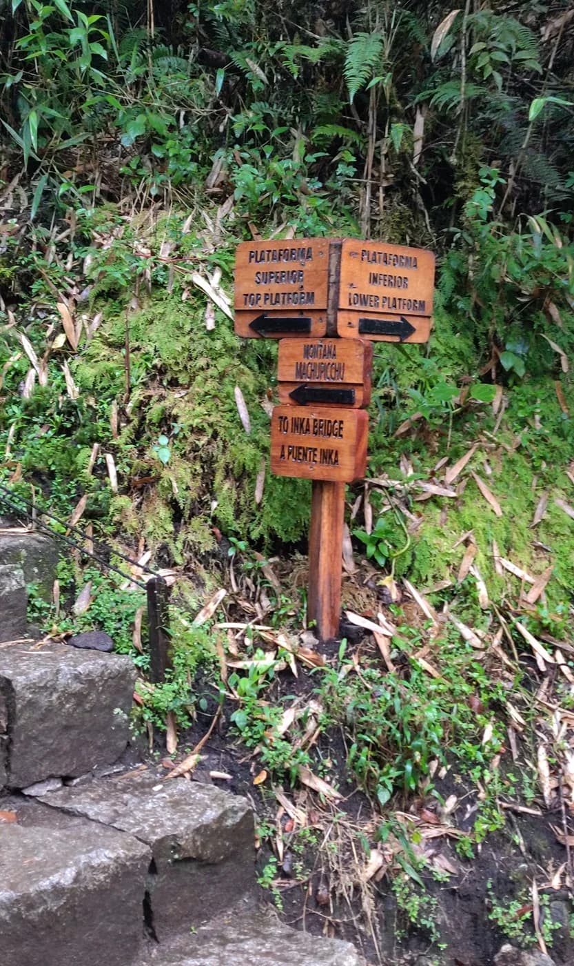 Machu Picchu Sign For Hikes Fe46454b0a7a