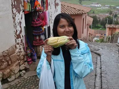 Chinchero Choclo corn on the cob