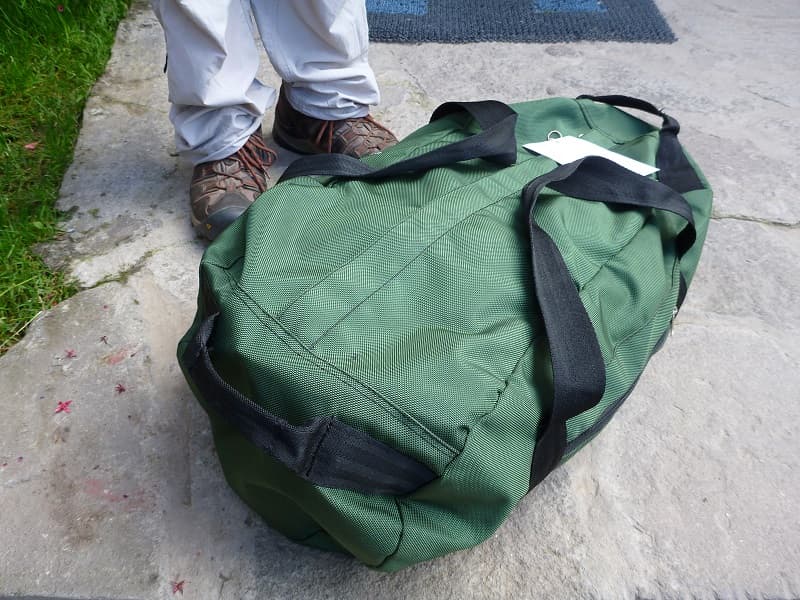 Inca Trail duffle bag setup