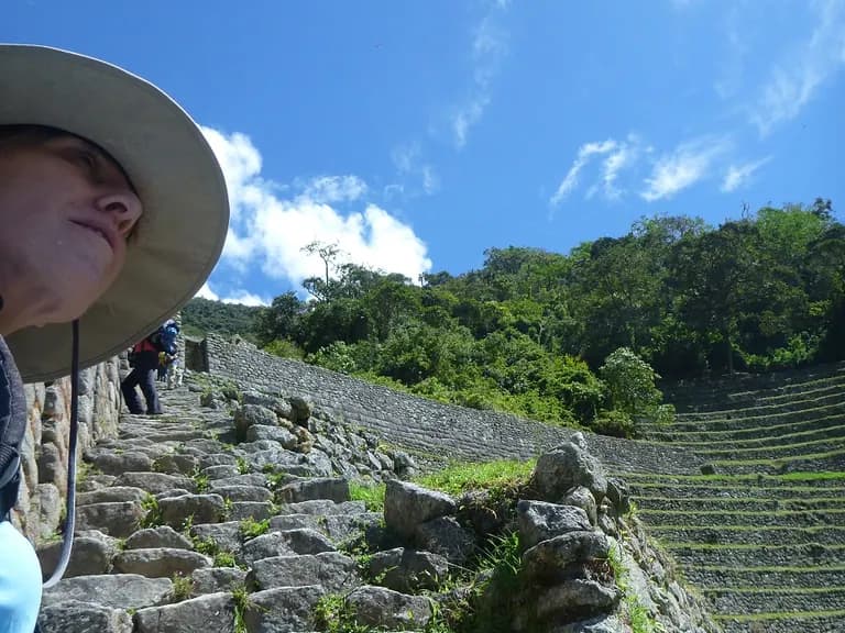 Winya Wayna steps on 2 Day Inca Trail hike