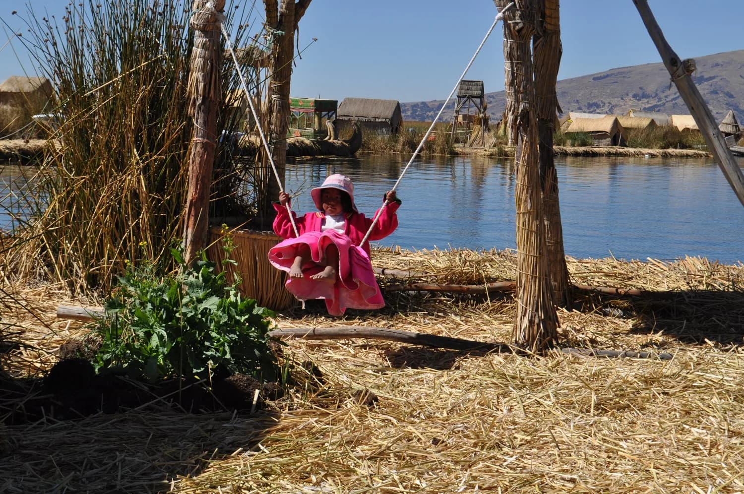 Lake Titicaca Aymayra child