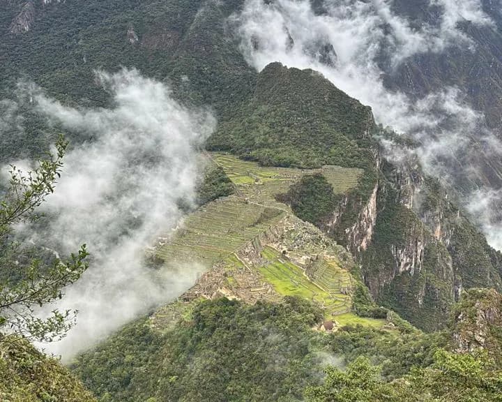 View of Machu Picchu from Sungate