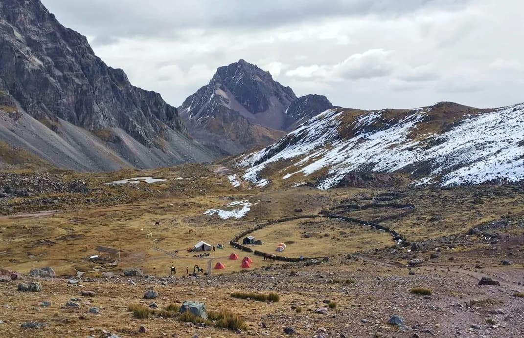 Ausangate Mountain camp