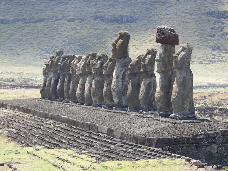 Easter island Moai