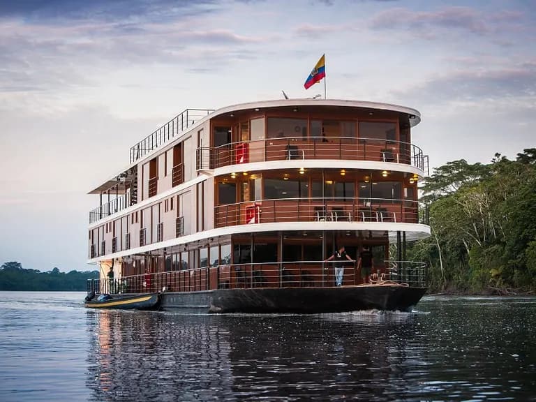 Ecuador adventure in riverboat cruise