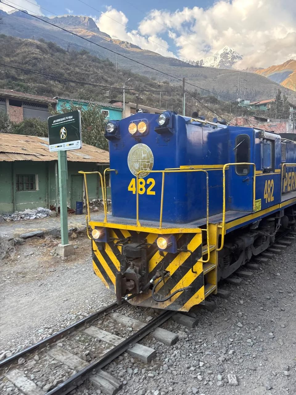 machu picchu train damaged by fire
