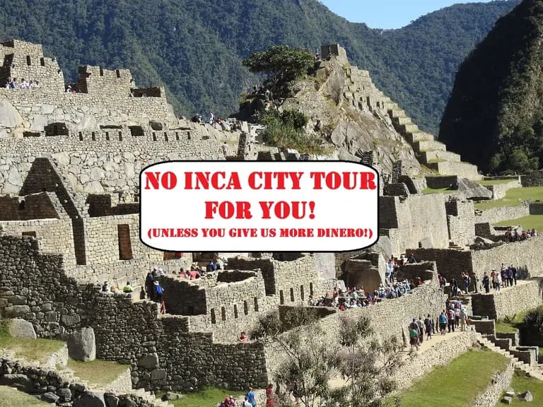 Machu Picchu No Tour For You 63f76ac7439f