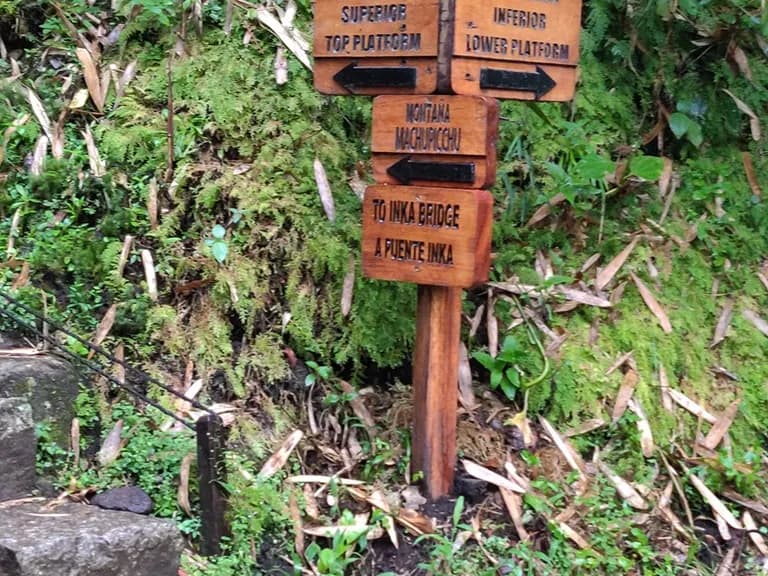 Machu Picchu Sign For Hikes Fe46454b0a7a