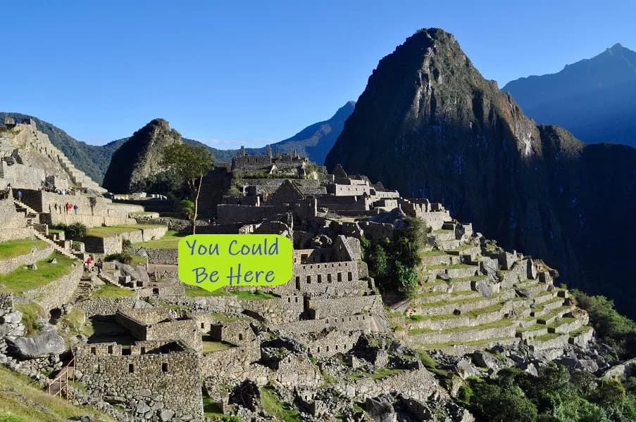 Machu Picchu You Could Be Here 31b823065755